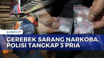 Polisi Gerebek Sarang Narkoba Di Medan, Tangkap 3 Pria Dan Sita 4 Paket Sabu Siap Edar | BORGOL