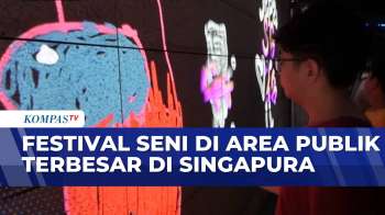 Antusias Warga Datang ke Festival tahunan “I Light Singapore” di Kawasan Marina Bay | SAPA MALAM