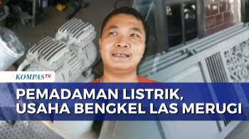 Pemadaman Listrik Ganggu Produksi Bengkel Las di Tegal, Omzet Turun hingga 50 Persen | SAPA MALAM