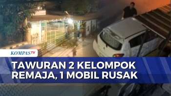 2 Kelompok Remaja Tawuran Lempar Batu Di Makassar, Mobil Warga Jadi Korban | BORGOL