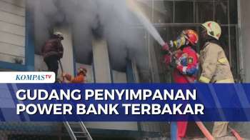 Gudang Power Bank Di Tangerang Selatan Terbakar, 16 Mobil Damkar Berjibaku Padamkan Api