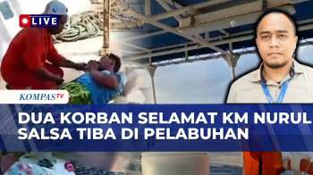 Laporan Langsung Dari Selayar, Dua Korban Selamat KM Nurul Salsa Berhasil Dievakuasi | KOMPAS SIANG