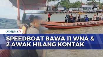 Speedboat Angkut 11 WNA Dan 2 ABK Hilang Kontak Di Perairan Teluk Tomini | KOMPAS SIANG