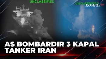 Militer AS Rilis Rekaman Saat Serang 3 Kapal Tanker Iran Di Teluk Oman | SAPA MALAM