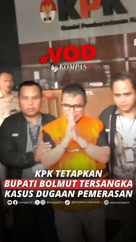 KPK Tetapkan Bupati Bolmut Sirajudin Lasena Tersangka Kasus Pemerasan Proyek Pemkab
