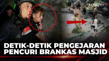 Aksi Kejar-Kejaran Polisi dan Maling Brankas Masjid, Pelaku Bawa Kabur Rp80 Juta| BERUT