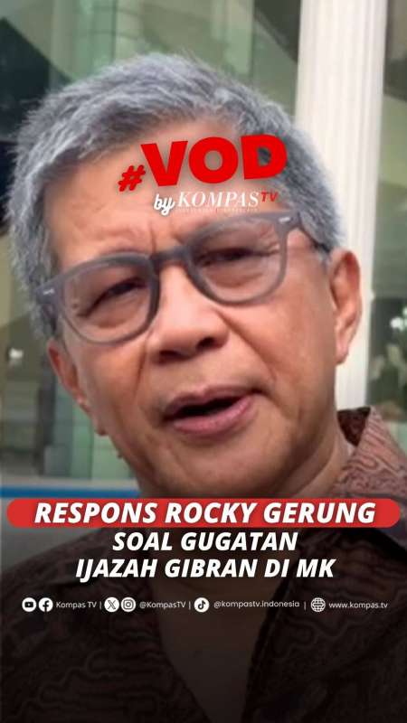Rocky Gerung Komentari Gugatan Ijazah Gibran di MK: Apapun Keputusannya akan Menggemparkan