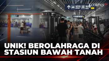 Unik! Stasiun Metro Di Guangzhou Tiongkok Dilengkapi Treadmill Hingga Lapangan Tenis | BERUT