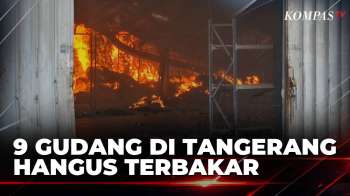 9 Gudang Di Tangerang Hangus Terbakar, 16 Unit Mobil Damkar Dikerahkan Ke Lokasi | SAPA SIANG