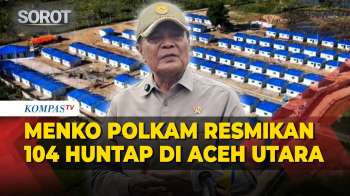 Menko Polkam Resmikan Penyerahan 104 Hunian Tetap Korban Bencana di Aceh Utara