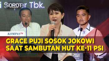 Grace Natalie Puji Sosok Jokowi Saat Sambutan Syukuran HUT Ke-11 PSI