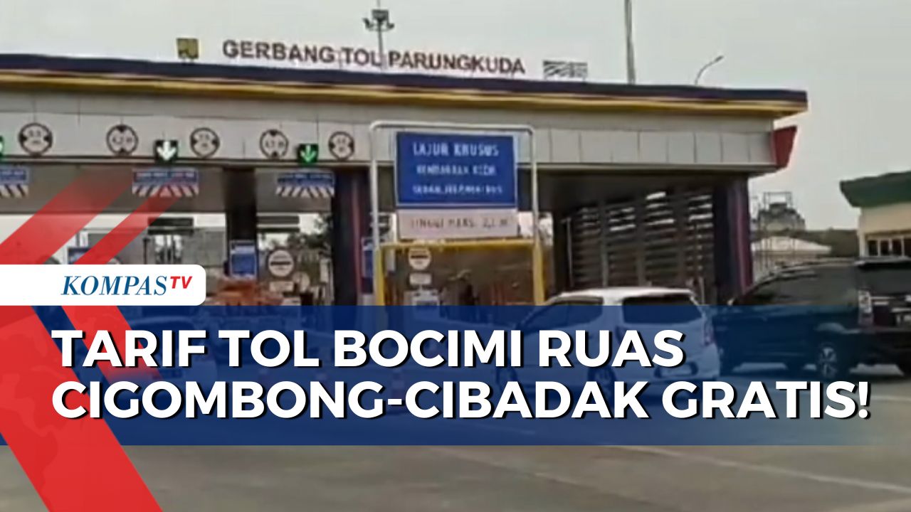 Gratis! Naik Tol Bocimi Ruas Cigombong-Cibadak Tak Dikenakan Tarif selama 2 Minggu ke Depan