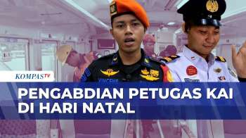 Hari Natal, Petugas KAI Tetap Bertugas Sebagai Bentuk Pengabdian | SAPA SIANG
