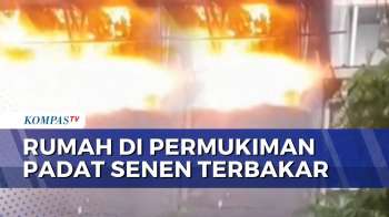 Panik! Kebakaran Rumah Warga Di Permukiman Padat Penduduk Senen, 13 Unit Mobil Damkar Dikerahkan