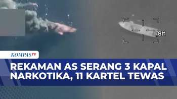 Detik-Detik Pasukan AS Tembak Dan Ledakkan 3 Kapal Pengangkut Narkoba, 11 Orang Tewas