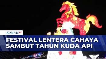 Spektakuler! Festival Lentera Tahun Baru Kuda Api di Taipei, Red Ruby Horse 15 Meter Jadi Sorotan