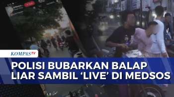 Nekat Live Di Medsos, Pelaku Balap Liar Di Makassar Kocar-kacir Saat Dibubarkan Polisi | BORGOL