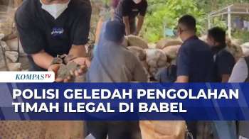 Terbongkar! Polisi Geledah Gudang Pengolahan Timah Ilegal di Bangka Belitung | SAPA MALAM