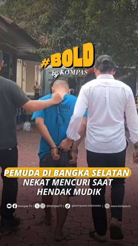 PEMUDA DI BANGKA SELATAN NEKAT MENCURI SAAT  HENDAK MUDIK