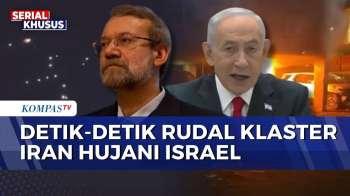 Rudal Klaster Iran Hujani Langit Israel Hingga Netanyahu Sebut Ali Larijani Tewas