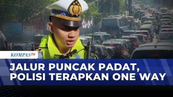 Libur Lebaran Hari Ketiga, 7 Ribu Kendaraan Padati Kawasan Puncak Bogor | KOMPAS SIANG