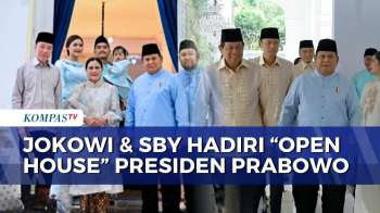 Momen Jokowi Sekeluarga Hingga SBY Hadiri 'Open House' Presiden Prabowo Di Istana