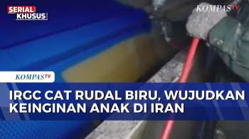 IRGC Cat Rudal Biru, Wujudkan Permintaan Seorang Anak Di Iran | BERUT