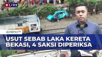TERBARU! Usut Sebab Kecelakaan KA Argo Bromo Anggrek Di Bekasi, Polda Metro Jaya Periksa 4 Saksi