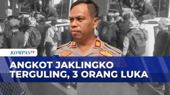 Angkot JakLingko Terbalik Di Jakarta Utara, Sopir Dan Penumpang Luka-Luka | BERITA UTAMA