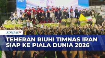 Teheran Riuh! Pendukung Lepas Timnas Iran Ke Piala Dunia 2026, Slogan Anti AS-Israel Bergemuruh