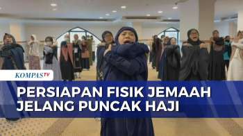 Jelang Puncak Haji, Jemaah Indonesia Rutin Olahraga agar Tetap Bugar Ibadah di Armuzna