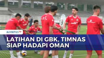 Timnas Latihan di GBK Jelang Laga FIFA Matchday Lawan Oman dan Mozambik