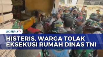Warga Histeris Tolak Eksekusi Rumah Dinas TNI AD di Lenteng Agung Jaksel | BERUT