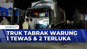 Truk Kontainer Tabrak 2 Warung Di Cirebon, 1 Orang Tewas | SAPA SIANG
