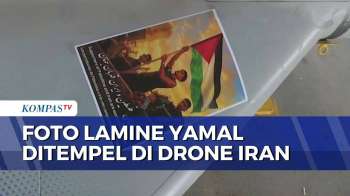 Potret Foto Lamine Yamal Kibarkan Bendera Palestina Ditempel di Drone Iran | SAPA MALAM