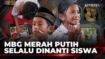 Menyambut HUT RI Ke-81, MBG Jember Sajikan Menu Merah Putih Untuk Siswa | SAPA SIANG