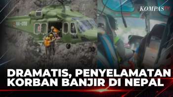 Dramatis! Detik-Detik Penyelamatan Wisatawan Asal Rusia Terjebak Banjir Bandang Nepal | BERUT