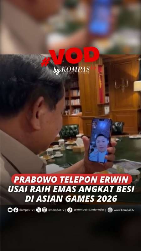 Momen Prabowo Telepon Rahmat Erwin Usai Raih Emas Dan Ukir Rekor Dunia Di Asian Games 2026