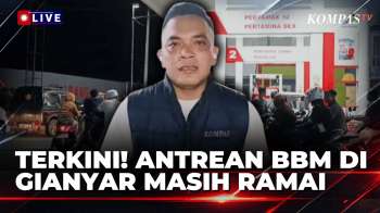 Pantauan Terkini Di Gianyar, Antrean BBM Di SPBU Masih Ramai Hingga Malam Hari (18/10) | SAPA MALAM