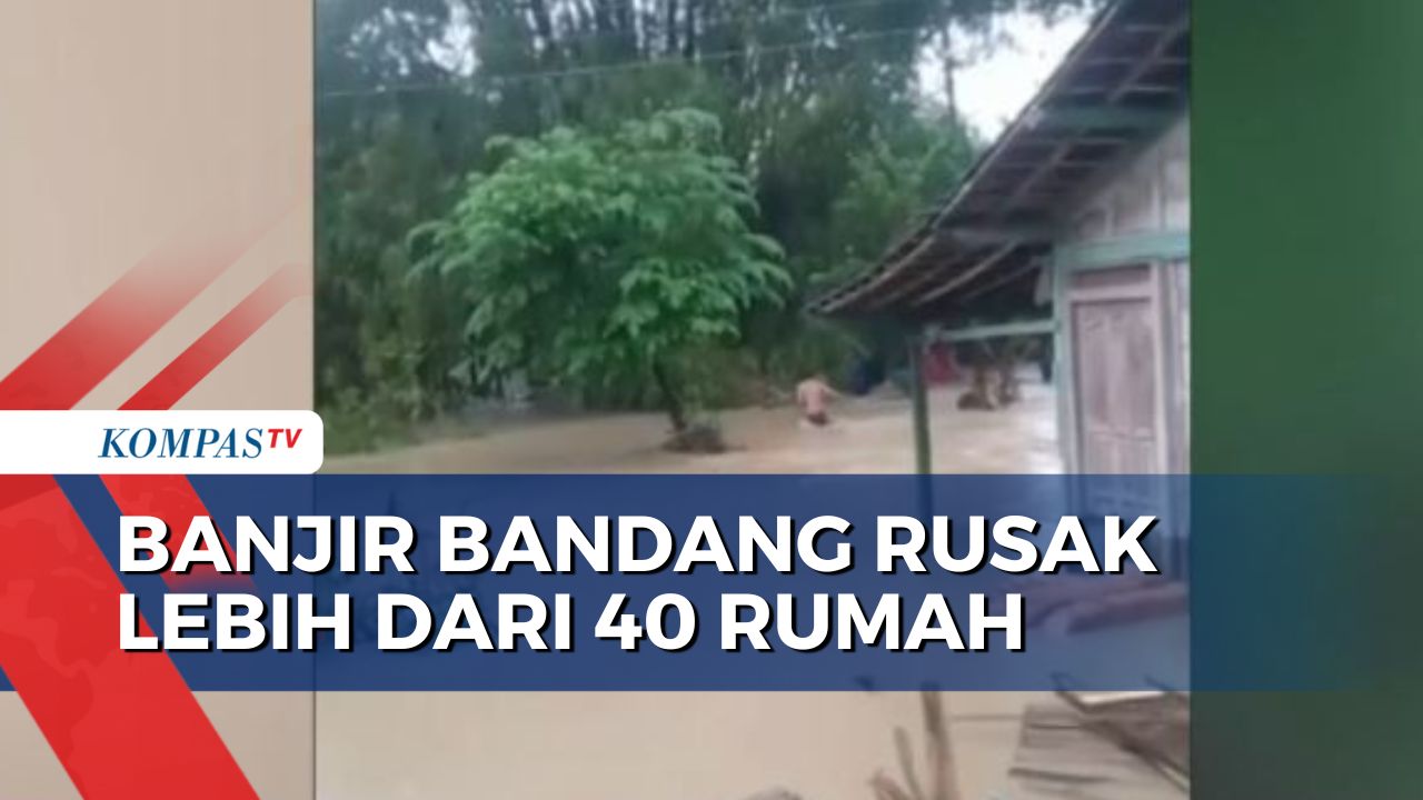 Banjir Bandang Sebabkan 2 Rumah Roboh dan 40 Lainnya Terendam Air di Wilayah Blora