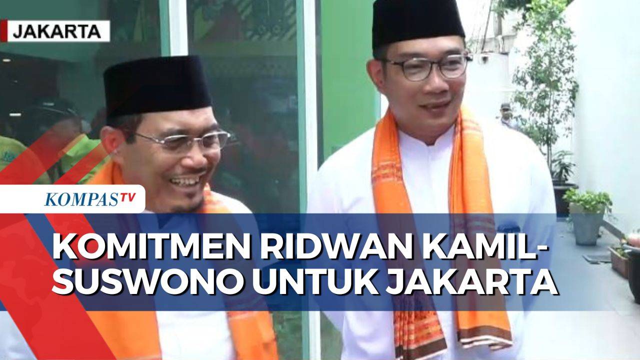 Video: Pasangan ‘Rido’ Alias Ridwan Kamil-Suswono Bawa Visi 'Jakarta ...