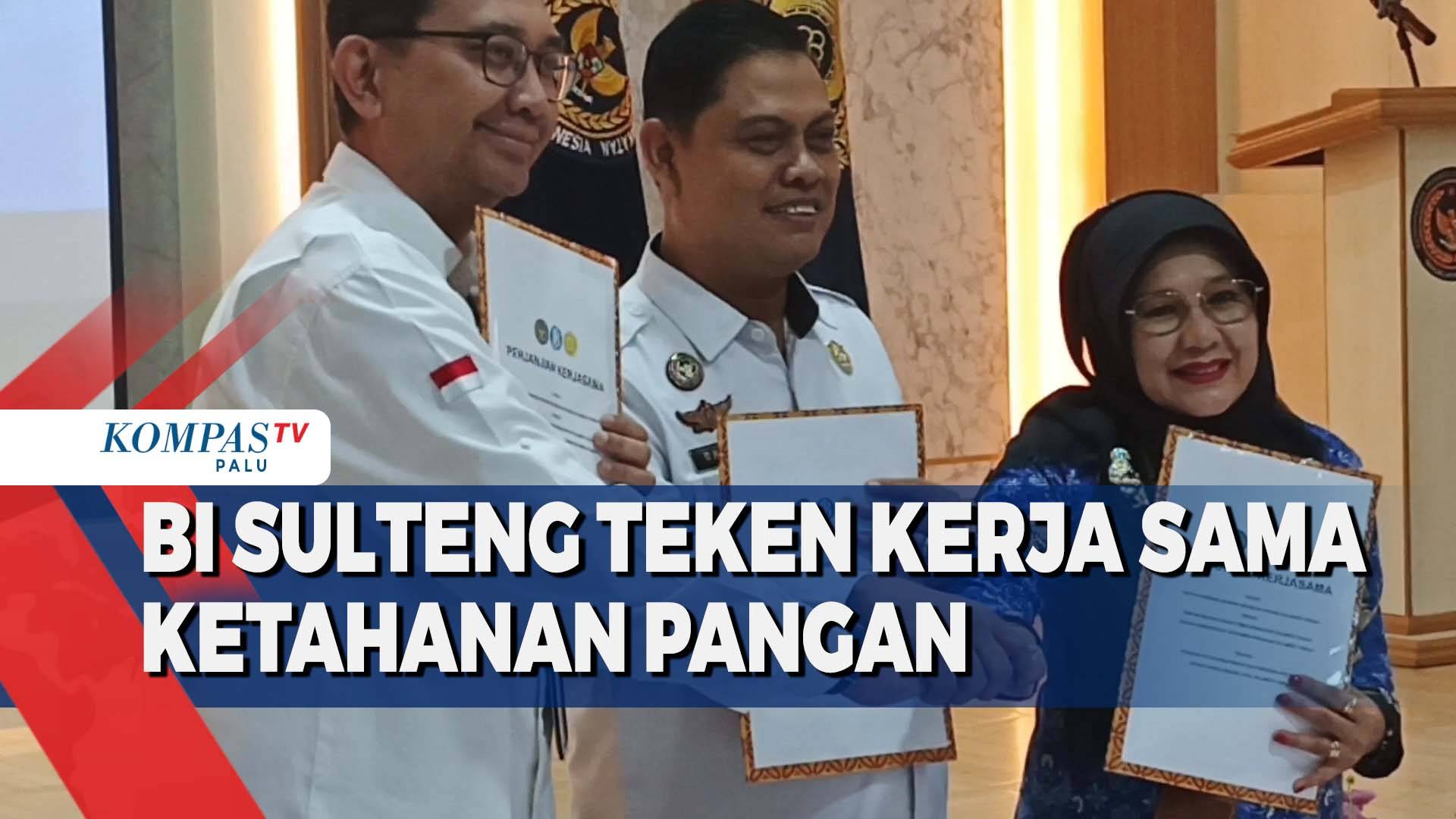 BI Sulteng Teken Kerja Sama  Ketahanan Pangan Warga Binaan Lapas Kelas IIA Palu