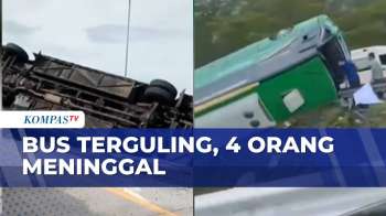 Bus Wisata Alami Kecelakaan Di Tol Pemalang, 4 Orang Meninggal | SAPA MALAM
