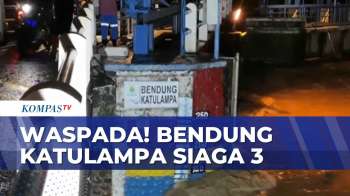 Kawasan Puncak Dan Bogor Diguyur Hujan, Bendung Katulampa Siaga 3 | KOMPAS MALAM