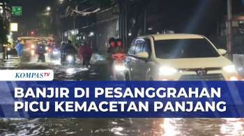 Pantauan Banjir Rendam Jalan Jakarta Selatan Imbas Luapan Kali Penghubung Pesanggrahan | SAPA PAGI