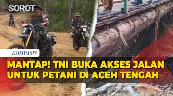 Mantap! TNI Buka Akses Jalan Untuk Petani Di Aceh Tengah