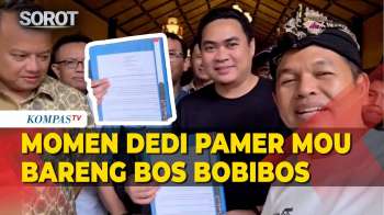Momen Dedi Mulyadi Pamer MOU Bareng Bos Bobibos