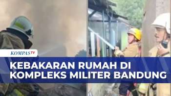 6 Rumah Hangus Terbakar Di Kompleks Militer Bandung, 1 Orang Meninggal |SAPA MALAM