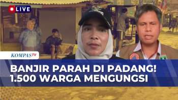 Banjir Meluas, 1.500 Warga Di Padang Terpaksa Mengungsi