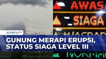 Gunung Merapi Erupsi, Warga Diimbau Jauhi 5 Km Dari Puncak Gunung | KOMPAS MALAM